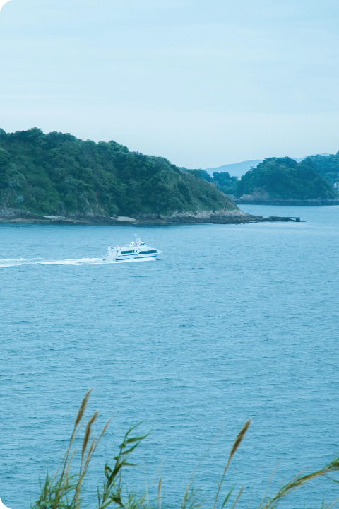 日間賀島の海